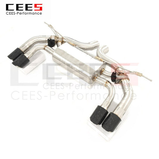 CEES Exhaust System For BMW X5M 4.4T Catback Stainless Steel Valve Muffler Catback Escape Tubo Escape Coche Car Parts