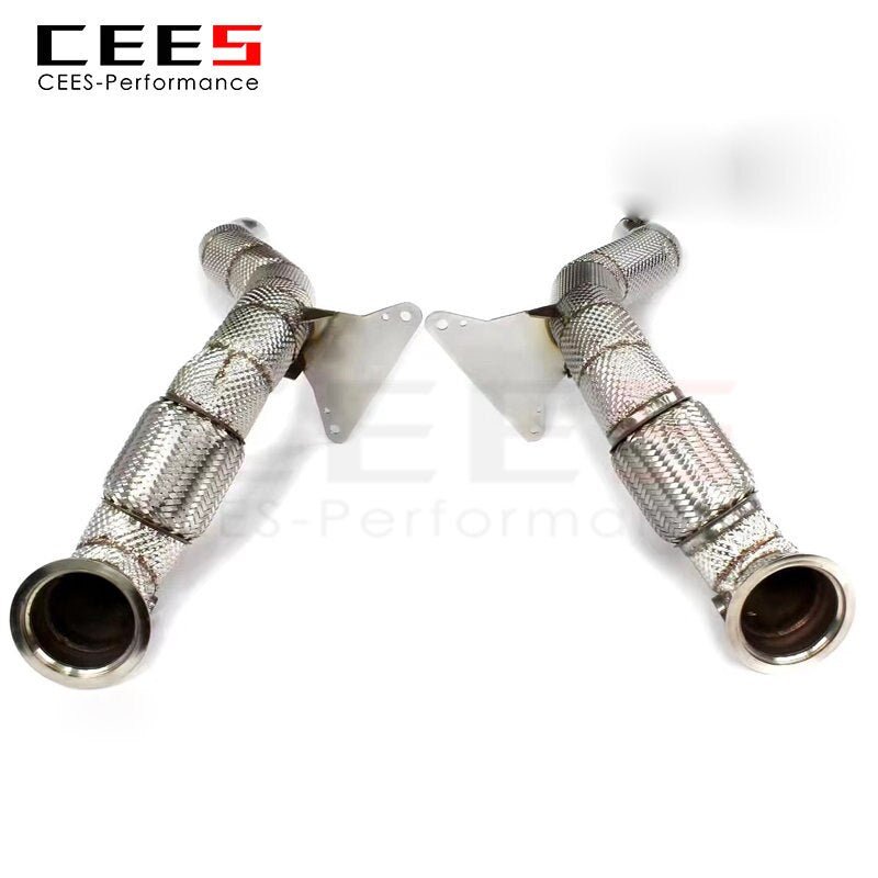 CEES Catback Exhaust for Ferrari 488 3.9 2015- High Performance Downpipe Stainless Steel Catless Downpipe Tuning Exhaust System