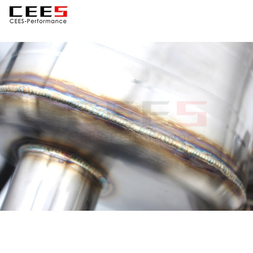 CEES Exhaust System For Maserati GT 4.2 4.7 Stainless Steel Performance Valve Muffler Catback Escape Escape tubo de escapet