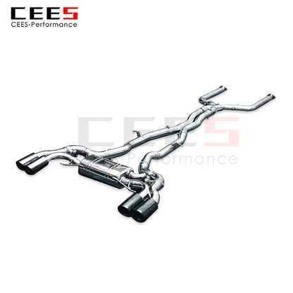 CEES Exhaust System For BMW X3M X4M F97 F98 3.0T Valve Muffler Catback Escape Tubo Escape Coche Terminale Scarico Auto