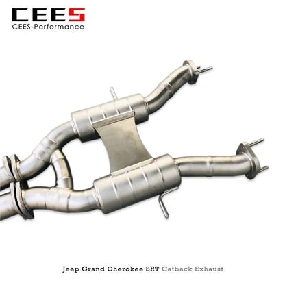 CEES Catback Exhaust for JEEP Grand Cherokee SRT 2008- Stainless Steel Valve Exhaust Pipe Muffler Escape Car Exhaust System