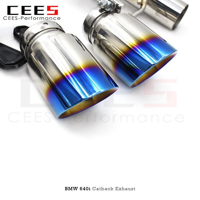 CEES Catback Exhaust for BMW 640/640i 2012-2018 Tuning Stainless Steel Valve Mufflers Exhaust Assembly Car Accessories Escape