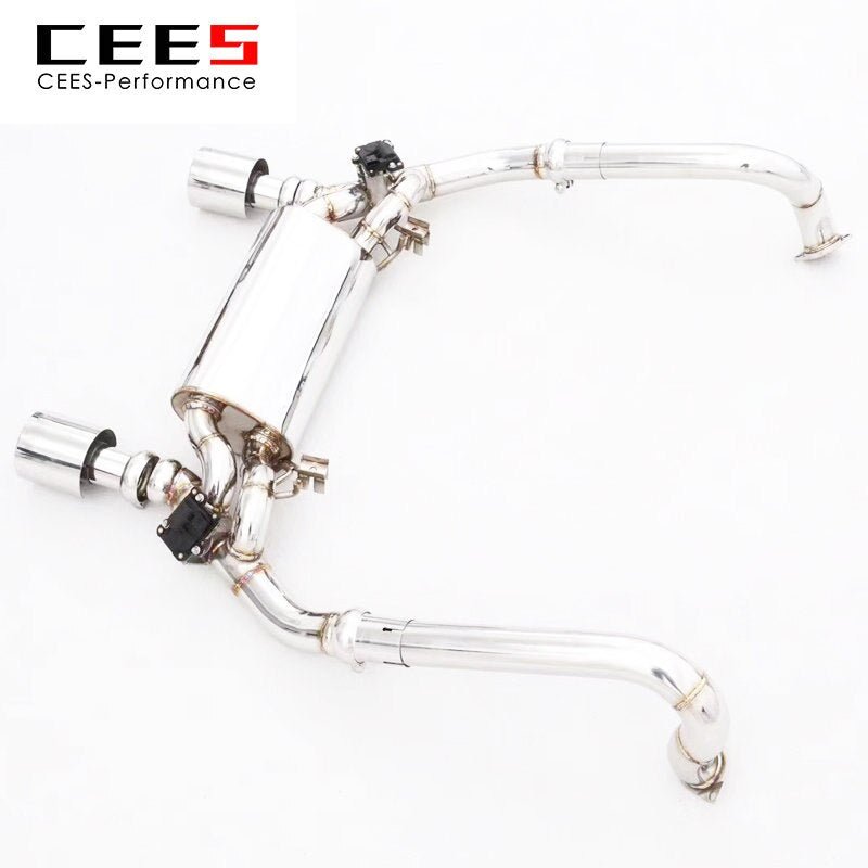 CEES Catback Exhaust for PORSCHE 718 Boxster GT4 2.0 2.5 2016-2019 Racing Performance Car Stainless Steel Valve Exhaust Pipes