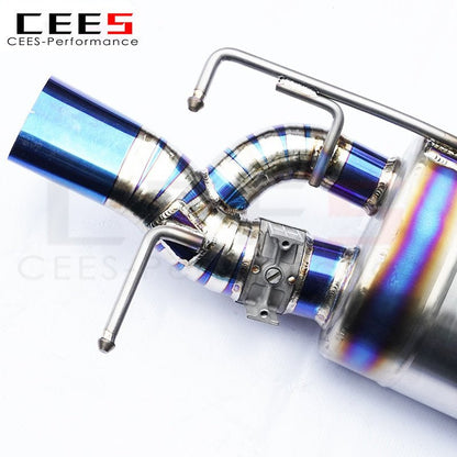 CEES Catback Exhaust for Mercedes-Benz E63 AMG S W213 4.0TT 2016-2020 Performance Titanium Alloy Exhaust Pipe Car Exhaust System