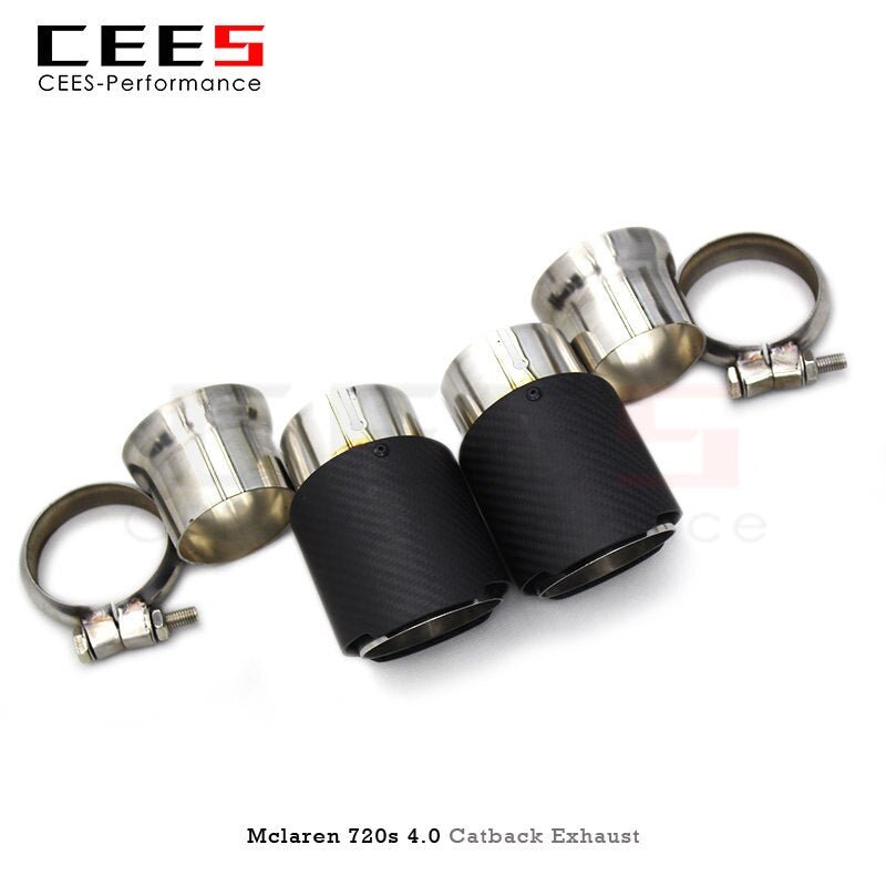 CEES Catback Exhaust for Mclaren 720s 4.0 2017-2019 High Performance Exhaust Downpipe Stainless Steel Tuning Valve Exhaust Pipe