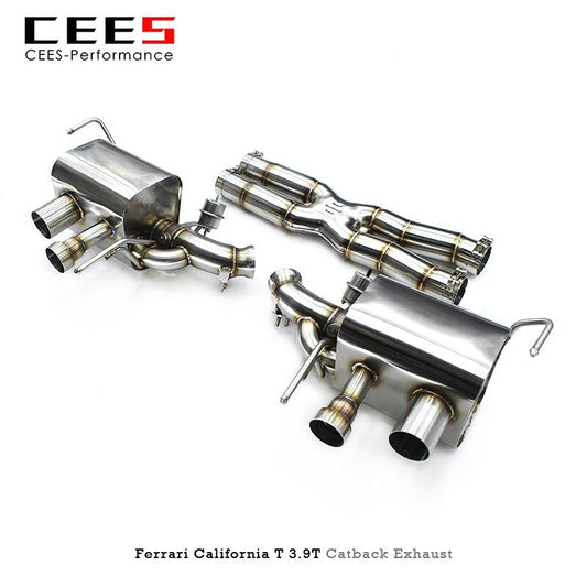 CEES Catback Exhaust For Ferrari California T 3.9T 2012-2018 Stainless Steel Exhaust valve control Exhaust System