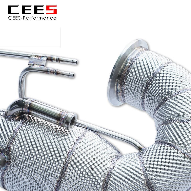 Exhaust Downpipe For Mercedes-Benz GT50/GT53 AMG 3.0T 2016-2022 Automobile Exhaust System Stainless Steel Exhaust Pipe