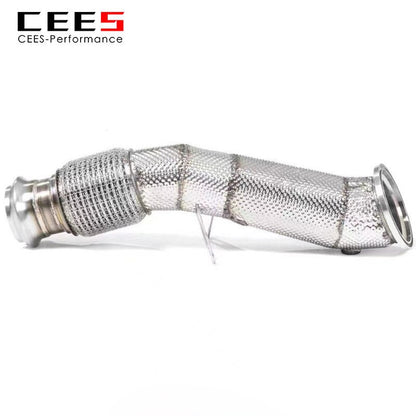 Downpipe For BMW 525/528/530 G30/G38 2.0T B48 2017-2022 Stainless Steel Exhaust Downpipe High Performance Catless downpipe