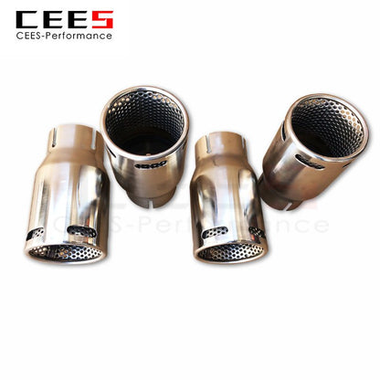 CEES Tail Throat For Lamborghini Aventador SVJ/Huracan EVO Spyder Automobile Stainless Steel Chrome Trim Exhaust Pipe