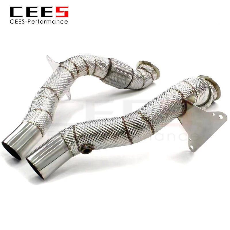 CEES Catback Exhaust for Ferrari 488 3.9 2015- High Performance Downpipe Stainless Steel Catless Downpipe Tuning Exhaust System