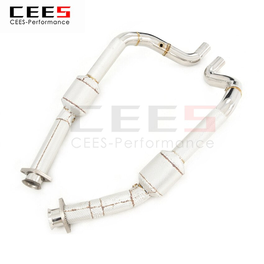 Exhaust System For Land Rover Range Rover Sport SVR Headers With Catalyst Test Pipe Converter High Flow Catted Exhaust Downpipe