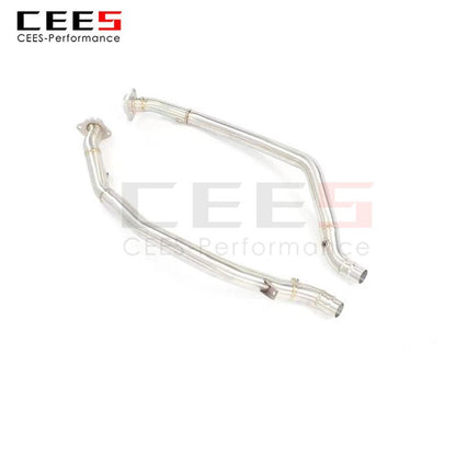 CEES Exhaust System For Jaguar XJL 3.0T Headers With/Without Catalyst Test Pipe Converter High Flow Catted Exhaust Downpipe