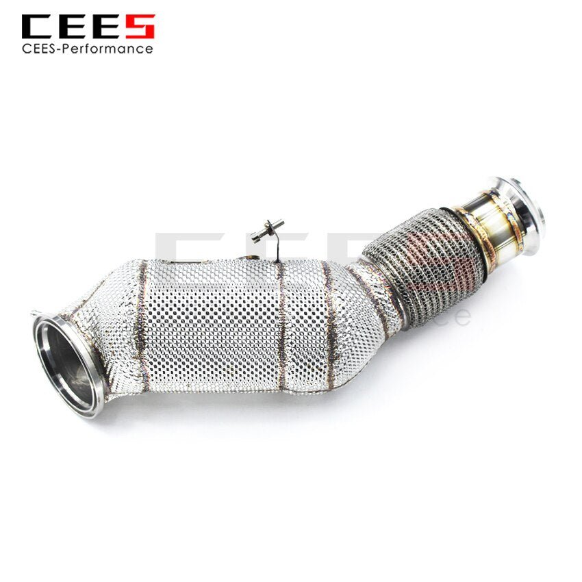 CEES Exhaust System For BMW 420i B48 Header With/Without Catalyst Test Pipe Converter High Flow Catted Exhaust Downpipe