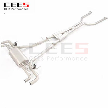 CEES Exhaust System For LEXUS LC500H 3.5L 2018-2023 Stainless Steel Valve Muffler Catback Escape Tubo Escape Coche Car Parts