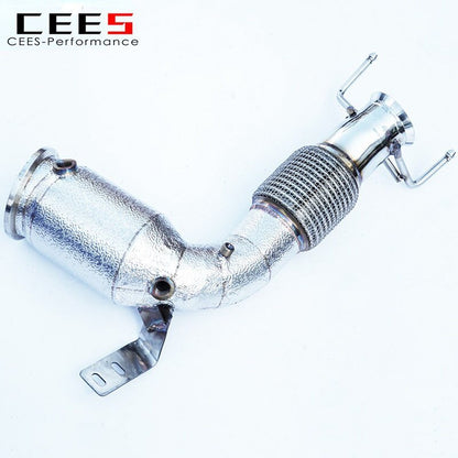 CEES Downpipe For BMW 120I 1.6T 2016 Stainless Steel Exhaust Pipe High Performance  Exhaust System Exhaust Downpipe WithCatalyst