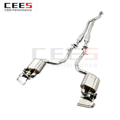 CEES Exhaust System For Lexus IS300 IS250T 2.0T 2015 -2019 Stainless Steel Valve Muffler Catback Escape Tubo Escape Coche