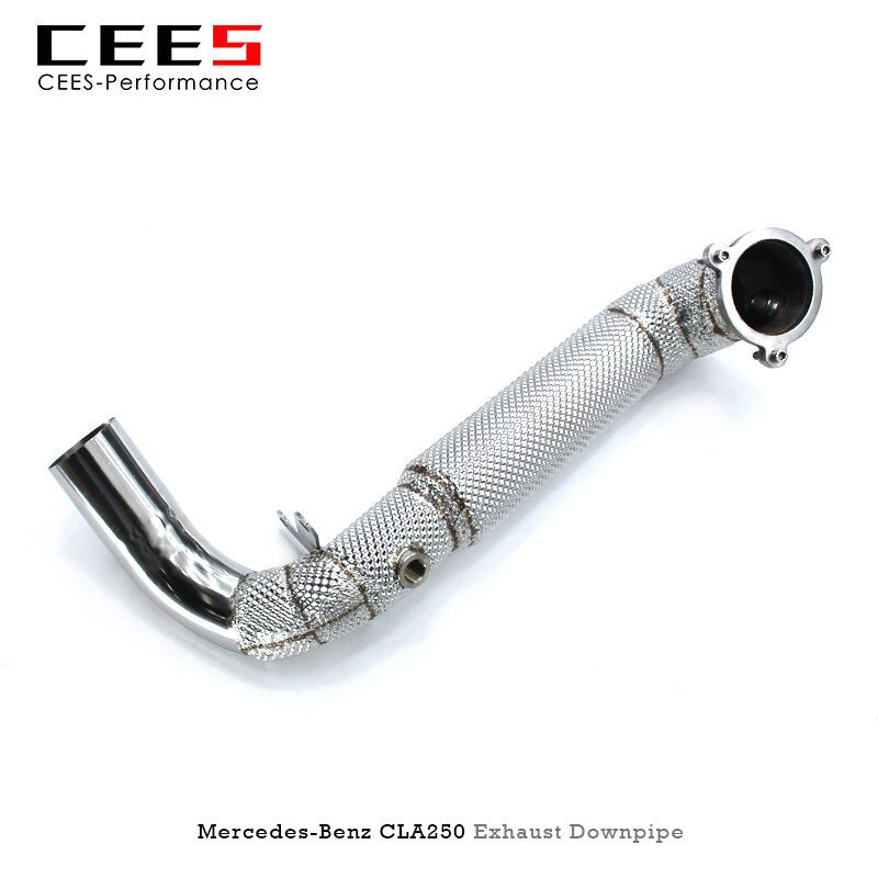 Downpipe For Mercedes-Benz CLA250 2.0T 2014-2021 Exhaust Pipe Stainless Steel Catless downpipe High Performance Exhaust Downpipe