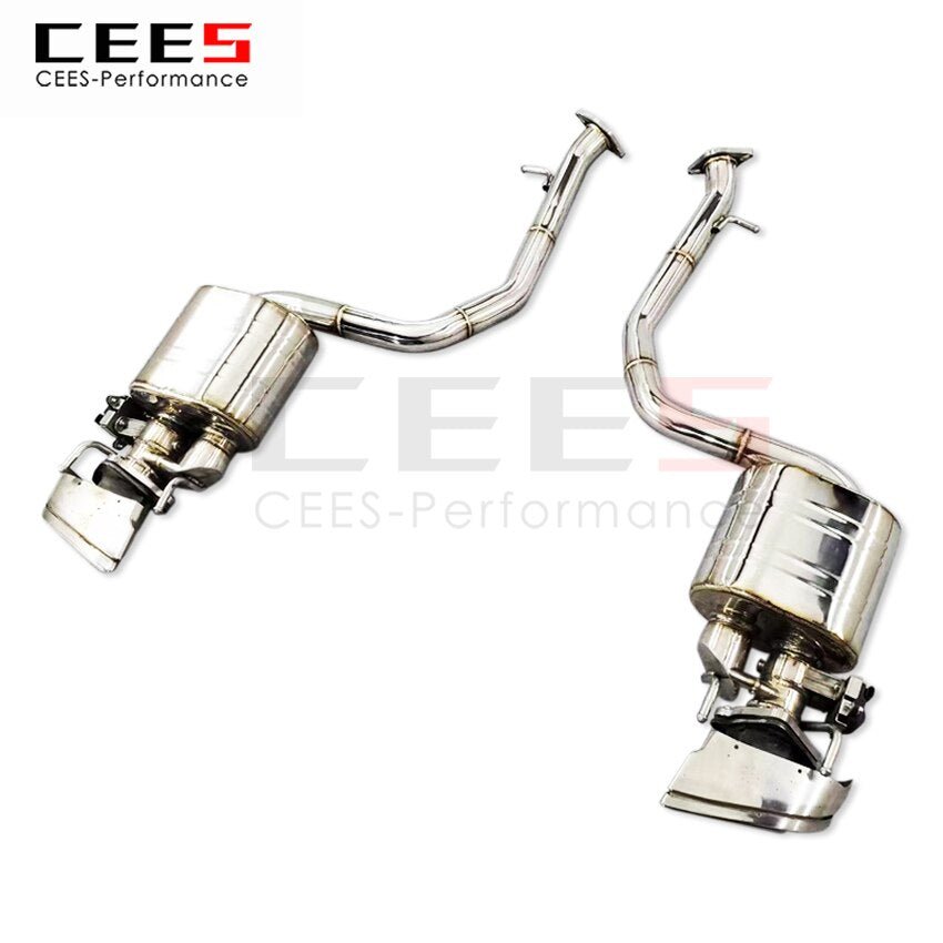 CEES Exhaust System For Lexus IS300 IS250T 2.0T 2015 -2019 Stainless Steel Valve Muffler Catback Escape Tubo Escape Coche