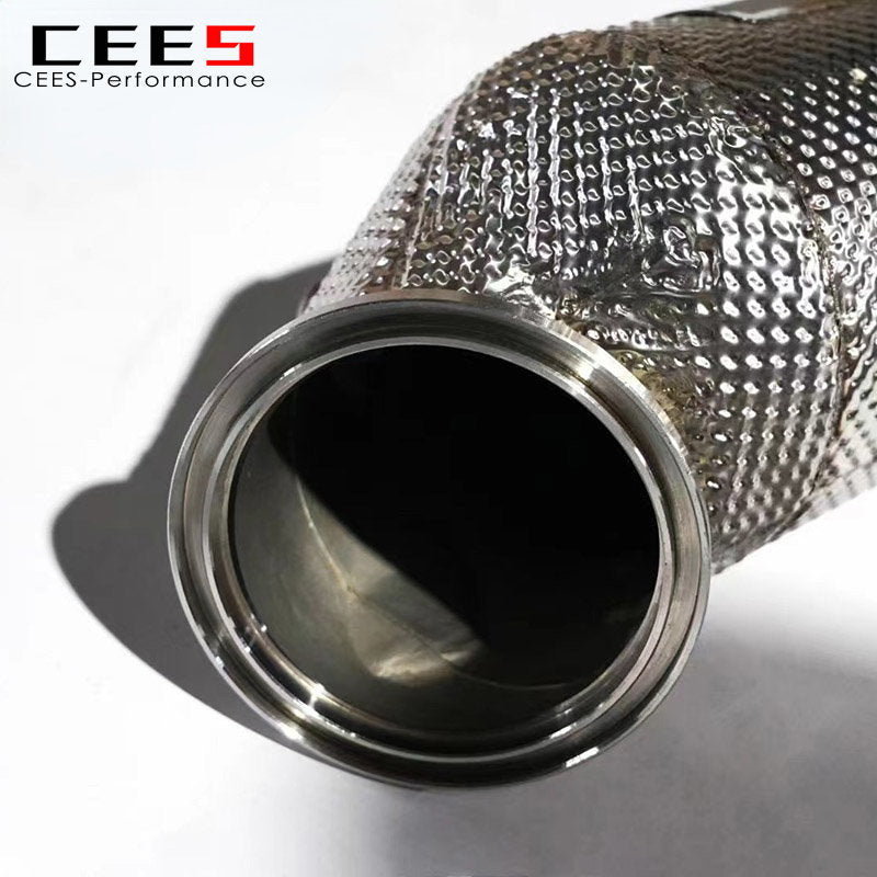 Exhaust Downpipe For BMW 325/330 G20/G28 2.0T B48 2020-2022 Downpipe 200/300 cell Stainless Steel Exhaust Pipe