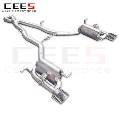 CEES Catback Exhaust for Mercedes-Benz SLK280/SLK300/SLK350 3.0/3.5 2004-2010 Stainless Steel SUS304 Car Valve Exhaust System