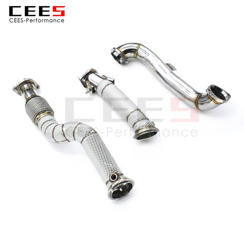 Exhaust System For BMW M3 M4 G82 G80 G83 G8X Headers Without Catalyst No cat Downpipe Manifold Stainless Steel Car Accessories